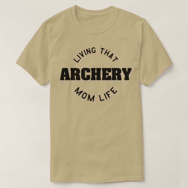 Camiseta Archery Mãe Perfeito presente para mãe pai pai (Frente do Design)