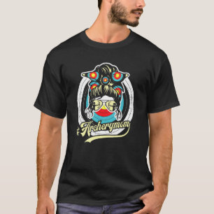 Camiseta Archery Mãe Vida Má Óculos De Cabelo De Arma
