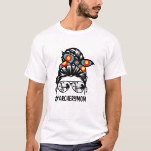 Camiseta Archery Mãe Vida Má Vestes Cabelos Maneiros Zip