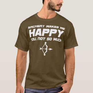 Camiseta Archery Me Faz Feliz Não Tanto