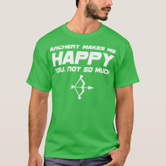 Camiseta Archery Me Faz Feliz Não Tanto