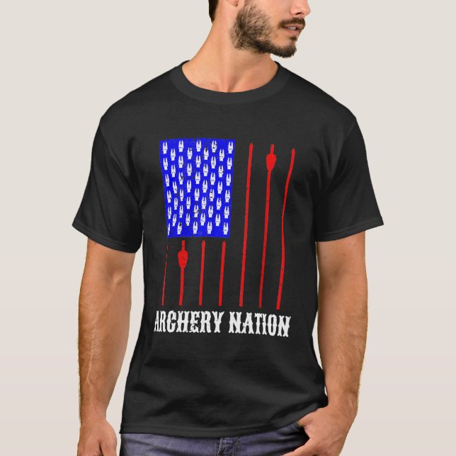 Camiseta Archery Nation American Flag Archery (Frente)