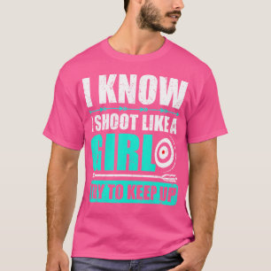 Camiseta Archery Roupa I Shoot Como Uma Arco Engraçada