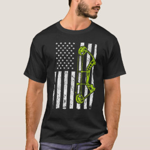 Camiseta Archery USA American Flag Hunting