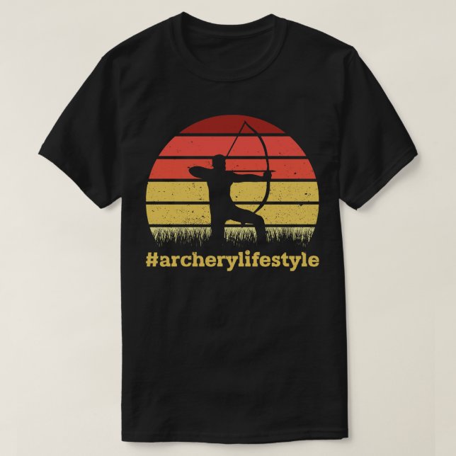 Camiseta Archerylifestyle Archery Arco Archer (Frente do Design)