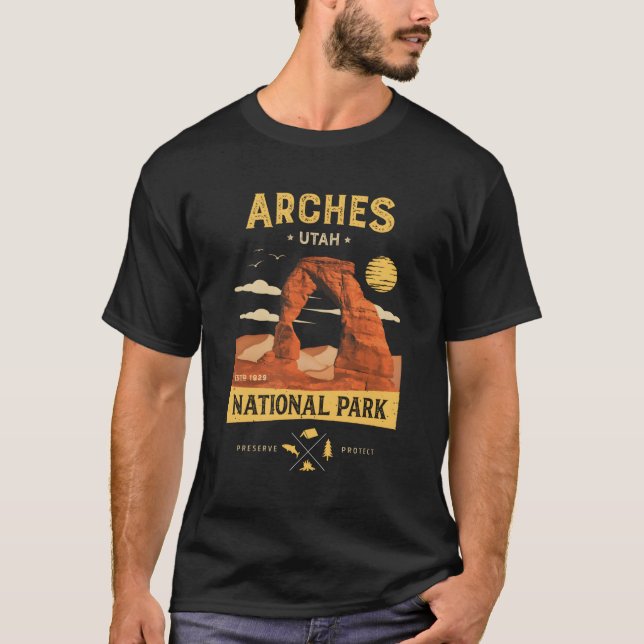 Camiseta Arches National Park Delicate Arch (Frente)