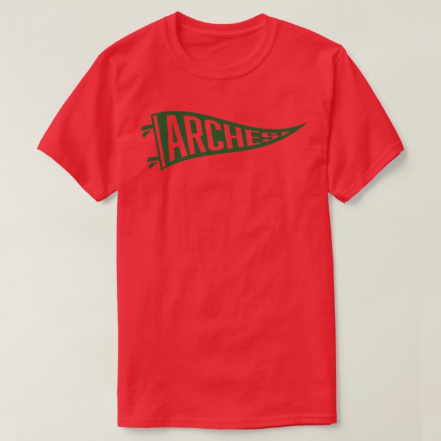 Camiseta Arches National Park Pennant Green (Frente do Design)