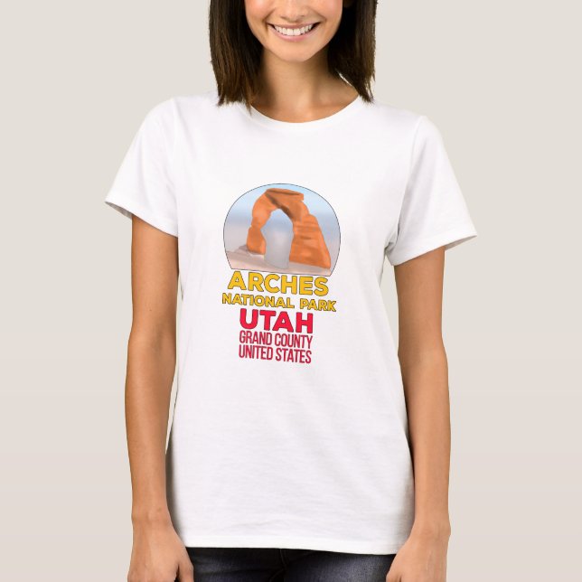 Camiseta Arches National Park Utah Grand County USA (Frente)