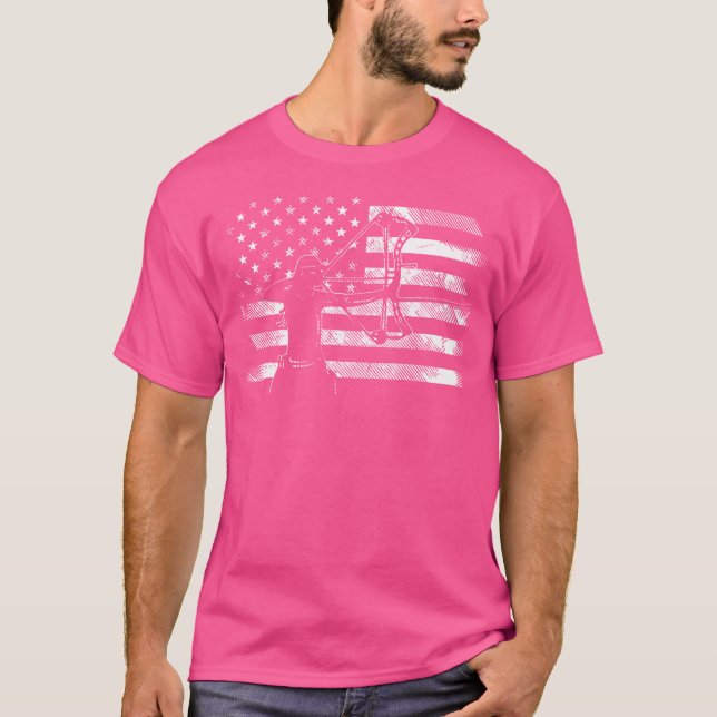 Camiseta Arco Americano de Archer de Bandeiras (Frente)