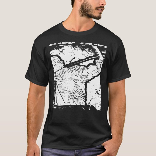 Camiseta Arco Archer Bowman,  Archer Archery Avô (Frente)