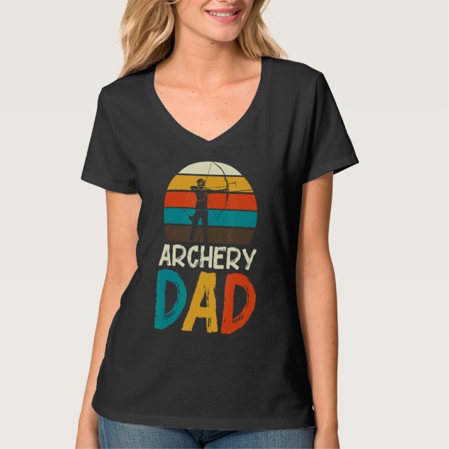 Camiseta Arco Archery Archer Diversão de caça (Frente)