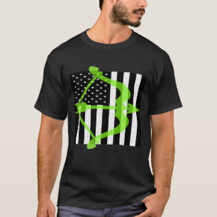 Camiseta Arco Black White Vintage American Flag Archiving