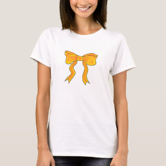 Camiseta Arco bonito do amarelo alaranjado