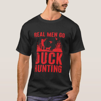 Camiseta Arco Caça Homens Verdadeiros Pato Caçando Longa Ca