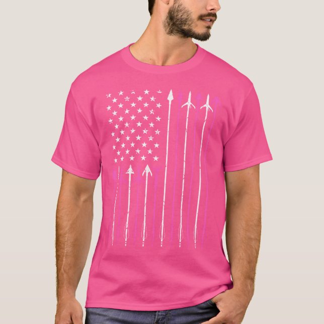 Camiseta Arco caçador de naves americanas de setas american (Frente)