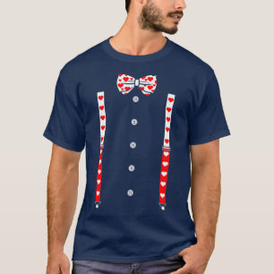 Camiseta Arco Cardíaco E Suspende Namorados Cupidos