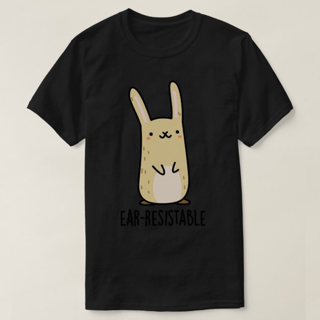 Camiseta Arco-Coelho Coelhinho Cute Resistente (Frente do Design)