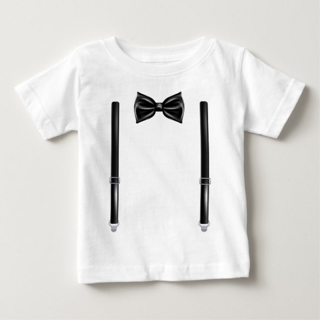 Camiseta Arco Com Suspendedores - Bolacha Para Casamentos (Frente)
