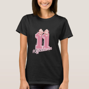 Camiseta Arco Coquete de Aniversário Meninas 11 Anos Homens