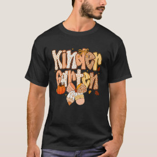 Camiseta Arco Coquete Floral de Outono para Professores do