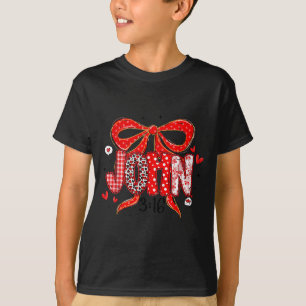 Camiseta Arco Coquete John 3_16 Engraçado Cristão Amado Val