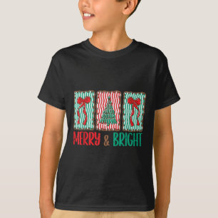 Camiseta Arco Coquete Merry And Bright Menina Árvore De Nat