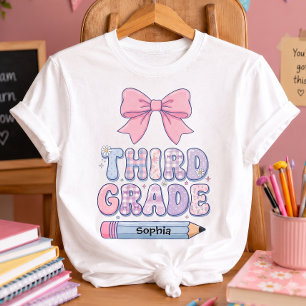 Camiseta Arco Coquete Pastel Menina da Terceira Série Perso