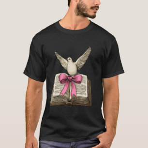 Camiseta Arco Coquete Pastor Cristão Bíblia Pombo Mãe Dia d