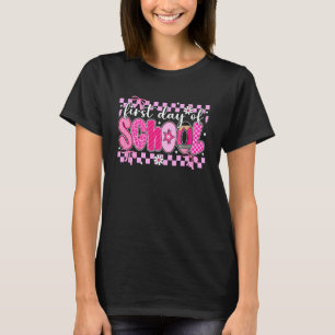 Camiseta Arco Coquete Primeiro Dia De Aula Escola Preppy Ch