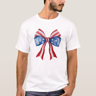 Camiseta Arco Coquette 4 De Julho Independência Da Bandeira