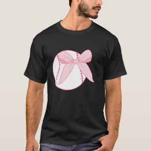 Camiseta Arco Coquette Baseball Girls Mulheres Mamãe Mãe Ro