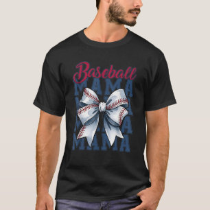 Camiseta Arco Coquette Baseball Mãe Jogo Trendy Mot