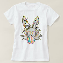 Camiseta Arco Coquette Cony da Páscoa Glitter