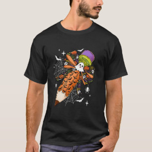Camiseta Arco Coquette Lápis Professor Ghost Spooky Season