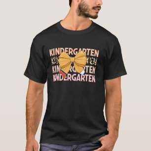 Camiseta Arco Coquette Pencil Do Professor Do Jardim Do Inf