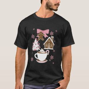 Camiseta Arco Coquette Pink Gingercake Girly Xmas