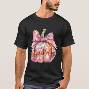Camiseta Arco Coquette Pumpkin Season Ação de Graças Autumn