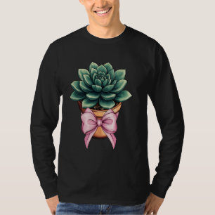 Camiseta Arco Coquette Succulto Planta De Cactus Mãe Mãe Da