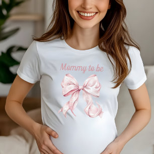 Camiseta Arco cor-de-rosa e Mamães de pérolas