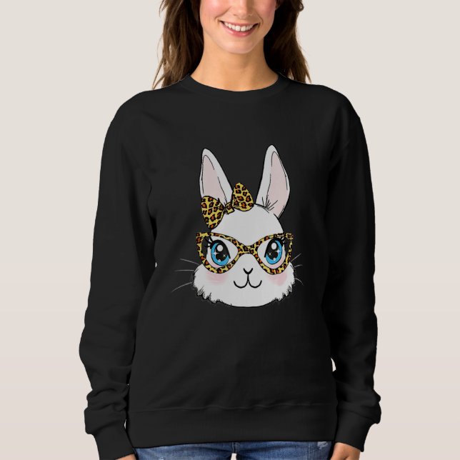 Camiseta Arco D dos Óculos-Leopardo Bonitos Rostos (Frente)