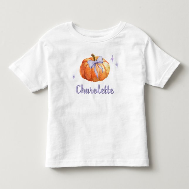 Camiseta Arco de Abóbora de Halloween Personalizado para Do (Frente)