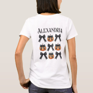 Camiseta Arco de Abóbora Personalizado do Halloween