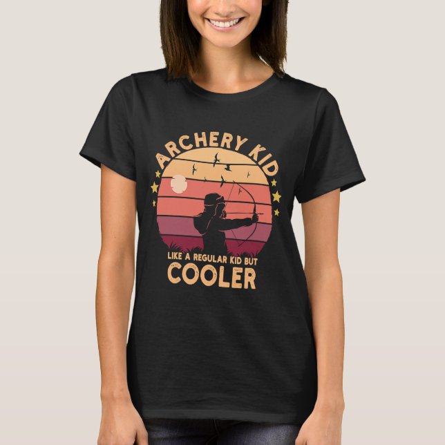 Camiseta Arco de Archery e Jovem Arqueiro de Arrow (Frente)