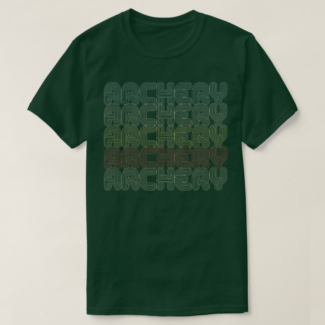 Camiseta Arco de Archery Hunter Archer caçando presente 1 (Frente do Design)