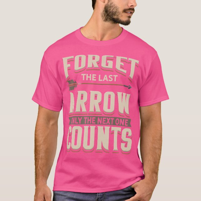 Camiseta Arco de Arquear Flecha Luvas de Equipamento de Arq (Frente)