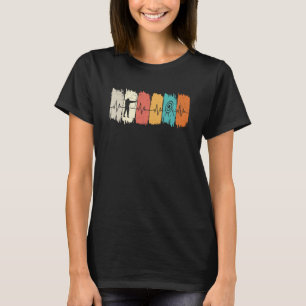 Camiseta Arco de Arranjo de Pulso Retro Vintage e Mens de S
