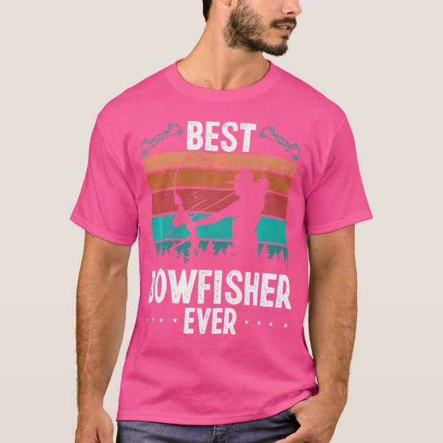 Camiseta Arco De Arrasto De Pesca De Boliche (Frente)