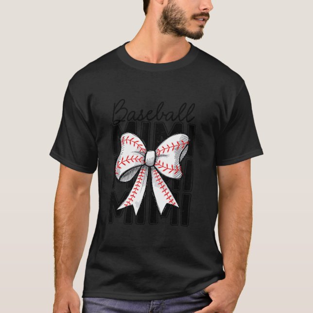 Camiseta Arco de baseball Mimi Coquette Dia do Lover (Frente)