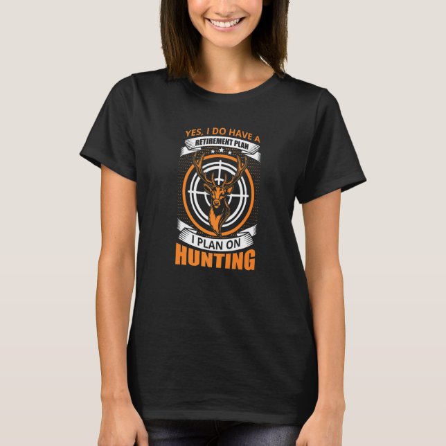 Camiseta Arco de Caça de Cotação Desagradável Meu Retimento (Frente)