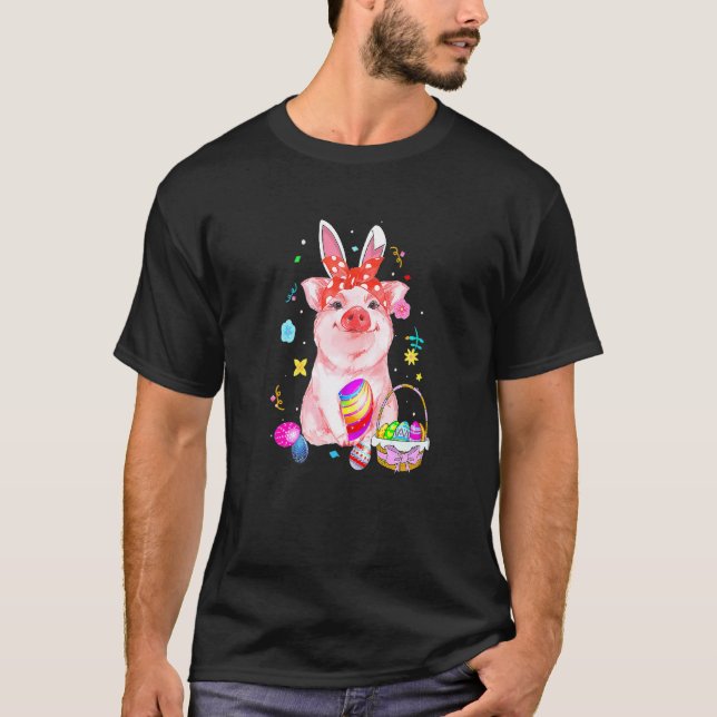 Camiseta Arco de coelho de pingos de Primavera de pingos de (Frente)